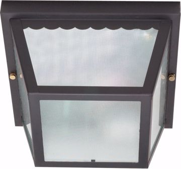 Picture of NUVO Lighting 60/473 2 Light - 10" - Carport Flush Mount - With Textured Frosted Glass