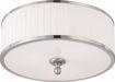 Picture of NUVO Lighting 60/4741 Candice - 3 Light Flush Dome Fixture with Pleated White Shade