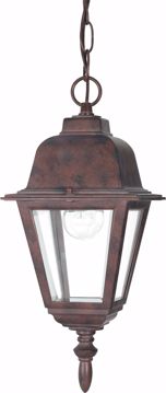 Picture of NUVO Lighting 60/488 Briton - 1 Light - 10" - Hanging Lantern - with Clear Glass