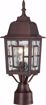 Picture of NUVO Lighting 60/4928 Banyan - 1 Light - 17" Outdoor Post with Clear Water Glass