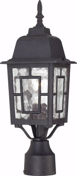 Picture of NUVO Lighting 60/4929 Banyan - 1 Light - 17" Outdoor Post with Clear Water Glass
