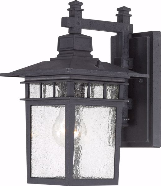 Picture of NUVO Lighting 60/4953 Cove Neck - 1 Light - 12" Outdoor Lantern with Clear Seed Glass