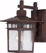 Picture of NUVO Lighting 60/4958 Cove Neck - 1 Light - 14" Outdoor Lantern with Clear Seed Glass