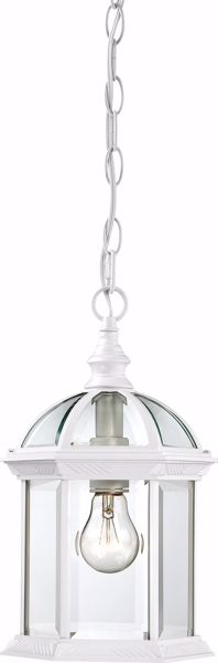 Picture of NUVO Lighting 60/4977 Boxwood - 1 Light - 14" Outdoor Hanging with Clear Beveled Glass