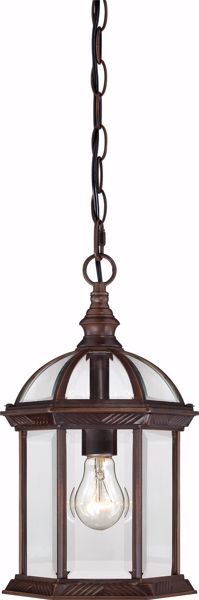 Picture of NUVO Lighting 60/4978 Boxwood - 1 Light - 14" Outdoor Hanging with Clear Beveled Glass