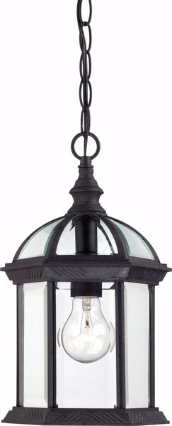 Picture of NUVO Lighting 60/4979 Boxwood - 1 Light - 14" Outdoor Hanging with Clear Beveled Glass