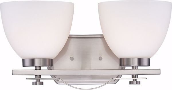 Picture of NUVO Lighting 60/5012 Bentlley - 2 Light Vanity Fixture with Frosted Glass
