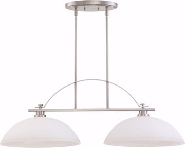 Picture of NUVO Lighting 60/5018 Bentley - 2 Light Island Pendant with Frosted Glass