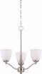 Picture of NUVO Lighting 60/5036 Patton - 3 Light Chandelier (Arms Up) with Frosted Glass