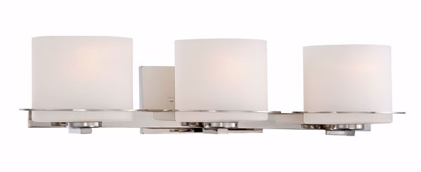 Picture of NUVO Lighting 60/5103 Loren - 3 Light Vanity Fixture with Oval Frosted Glass