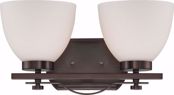Picture of NUVO Lighting 60/5112 Bentley - 2 Light Vanity Fixture with Frosted Glass