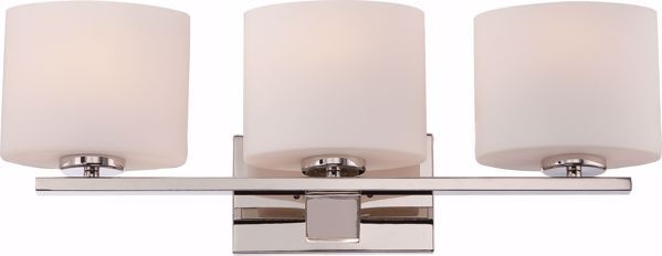 Picture of NUVO Lighting 60/5173 Breeze - 3 Light Vanity Fixture with Etched Opal Glass