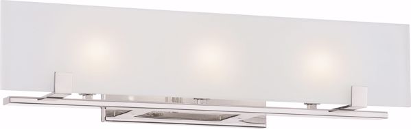 Picture of NUVO Lighting 60/5177 Lynne - 3 Light Halogen Vanity Fixture with Frosted Glass - Lamps Included