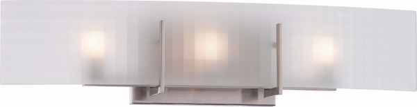 Picture of NUVO Lighting 60/5187 Yogi - 3 Light Halogen Vanity Fixture with Frosted Glass - Lamps Included