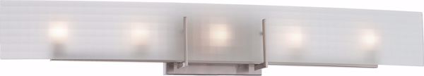 Picture of NUVO Lighting 60/5188 Yogi - 5 Light Halogen Vanity Fixture with Frosted Glass - Lamps Included
