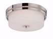 Picture of NUVO Lighting 60/5207 Parallel - 3 Light Flush Fixture with Etched Opal Glass