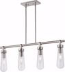 Picture of NUVO Lighting 60/5265 Beaker - 4 Light Trestle Fixture with Clear Glass - Vintage Lamps Included