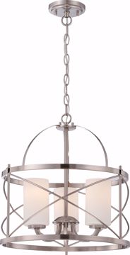 Picture of NUVO Lighting 60/5333 Ginger - 3 Light Pendant with Etched Opal Glass