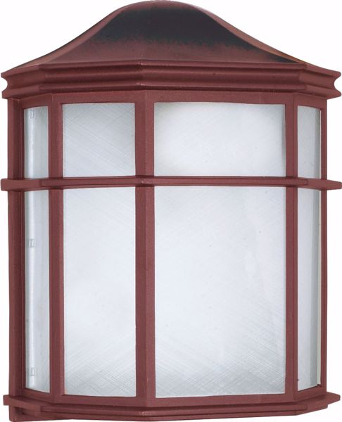 Picture of NUVO Lighting 60/538 1 Light - 10" - Cage Lantern Wall Fixture - Die Cast; Linen Acrylic Lens