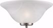 Picture of NUVO Lighting 60/5381 Ballerina - 1 Light Wall Sconce - Brushed Nickel with Alabaster Glass