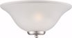 Picture of NUVO Lighting 60/5382 Ballerina - 1 Light Wall Sconce - Brushed Nickel with Frosted Glass