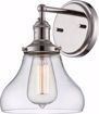 Picture of NUVO Lighting 60/5413 Vintage - 1 Light Sconce with Clear Glass - Vintage Lamp Included