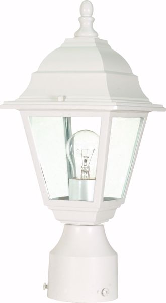 Picture of NUVO Lighting 60/546 Briton - 1 Light - 14" - Post Lantern - with Clear Glass