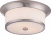 Picture of NUVO Lighting 60/5460 Mobili - 2 Light Flush Fixture with Satin White Glass