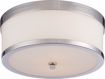 Picture of NUVO Lighting 60/5476 Celine - 2 Light Flush Fixture with Etched Opal Glass