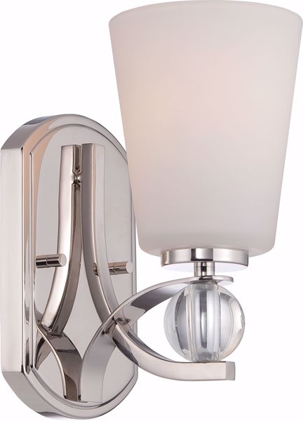 Picture of NUVO Lighting 60/5491 Connie - 1 Light Vanity Fixture with Satin White Glass