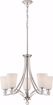 Picture of NUVO Lighting 60/5495 Connie - 5 Light Chandelier with Satin White Glass