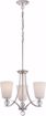 Picture of NUVO Lighting 60/5496 Connie - 3 Light Chandelier with Satin White Glass