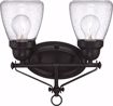 Picture of NUVO Lighting 60/5542 Laurel - 2 Light Vanity Fixture with Clear Seeded Glass