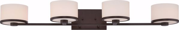 Picture of NUVO Lighting 60/5574 Celine - 4 Light Vanity Fixture with Etched Opal Glass