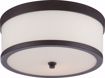 Picture of NUVO Lighting 60/5576 Celine - 2 Light Flush Fixture with Etched Opal Glass
