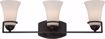 Picture of NUVO Lighting 60/5583 Neval - 3 Light Vanity Fixture with Satin White Glass