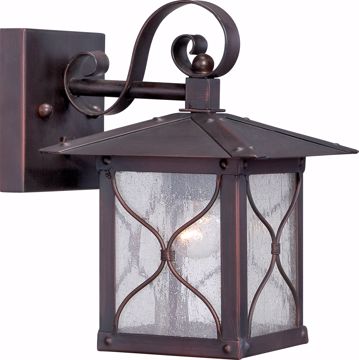 Picture of NUVO Lighting 60/5611 Vega 1 Light 6.5" Outdoor Wall Fixture with Clear Seed Glass
