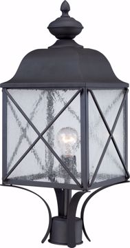 Picture of NUVO Lighting 60/5625 Wingate 1 Light Outdoor Post Fixture with Clear Seed Glass