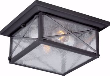 Picture of NUVO Lighting 60/5626 Wingate 2 Light Outdoor Flush Fixture with Clear Seed Glass