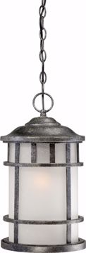 Picture of NUVO Lighting 60/5634 Manor 1 Light Outdoor Hanging Fixture with Frosted Seed Glass