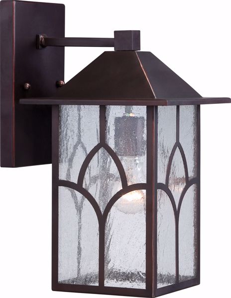 Picture of NUVO Lighting 60/5642 Stanton 1 Light 8" Outdoor Wall Fixture with Clear Seed Glass