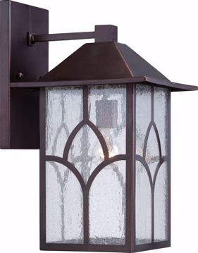 Picture of NUVO Lighting 60/5643 Stanton 1 Light 10" Outdoor Wall Fixture with Clear Seed Glass