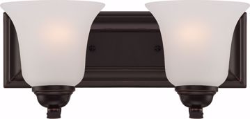 Picture of NUVO Lighting 60/5692 Elizabeth - 2 Light Vanity Fixture with Frosted Glass