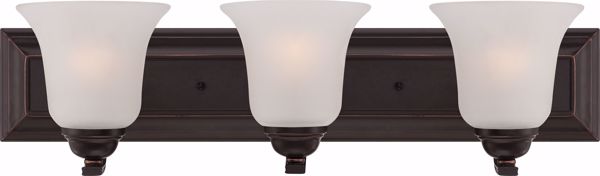Picture of NUVO Lighting 60/5693 Elizabeth - 3 Light Vanity Fixture with Frosted Glass