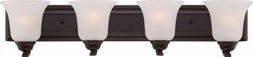 Picture of NUVO Lighting 60/5694 Elizabeth - 4 Light Vanity Fixture with Frosted Glass