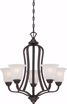 Picture of NUVO Lighting 60/5695 Elizabeth - 5 Light Chandelier with Frosted Glass