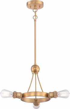 Picture of NUVO Lighting 60/5713 Paxton - 3 Light Pendant Fixture - Includes 40W A19 Vintage Lamp