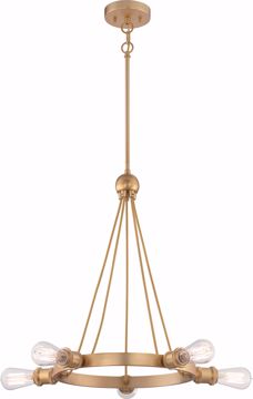Picture of NUVO Lighting 60/5715 Paxton - 5 Light Chandelier - Includes 40W A19 Vintage Lamp