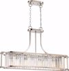Picture of NUVO Lighting 60/5765 Krys - 4 Light Crystal Trestle with 60w Vintage Lamps Included; Polished Nickel Finish