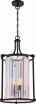 Picture of NUVO Lighting 60/5772 Krys - 4 Light Crystal Foyer Fixture with 60w Vintage Lamps Included; Aged Bronze Finish